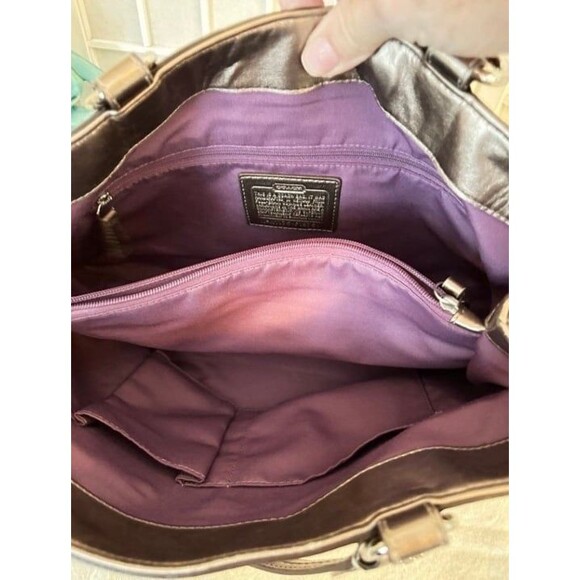 Coach Soho Metallic Bronze Handbag - Picture 7 of 11